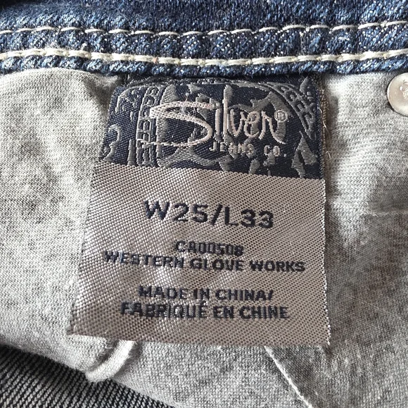 Distressed Blue Women's Jeans - Picture 5 of 5